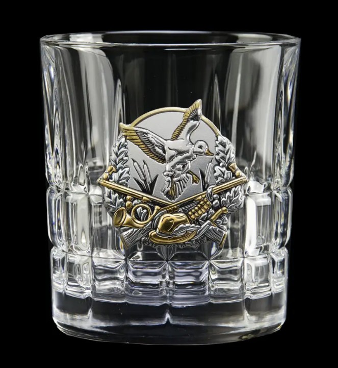 Набор для виски «HUNTER» Boss Crystal – 6 хрустальных бокалов, золото, серебро Фото 3